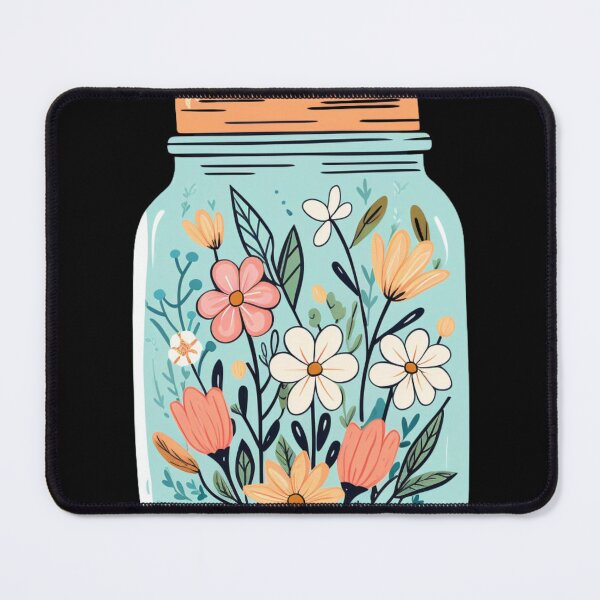 Item preview, Mason Jar With Flowers. Funny Gifts For Flower Lovers 3/6 designed and sold by MatSatArt.