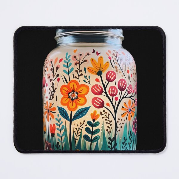 Item preview, Mason Jar With Flowers. Funny Gifts For Flower Lovers 4/6 designed and sold by MatSatArt.