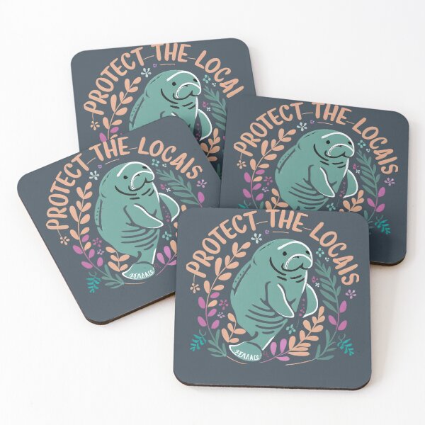 Item preview, Advocate for Conservation with our "Protect the Locals" Manatee Design! designed and sold by SandbarTees.