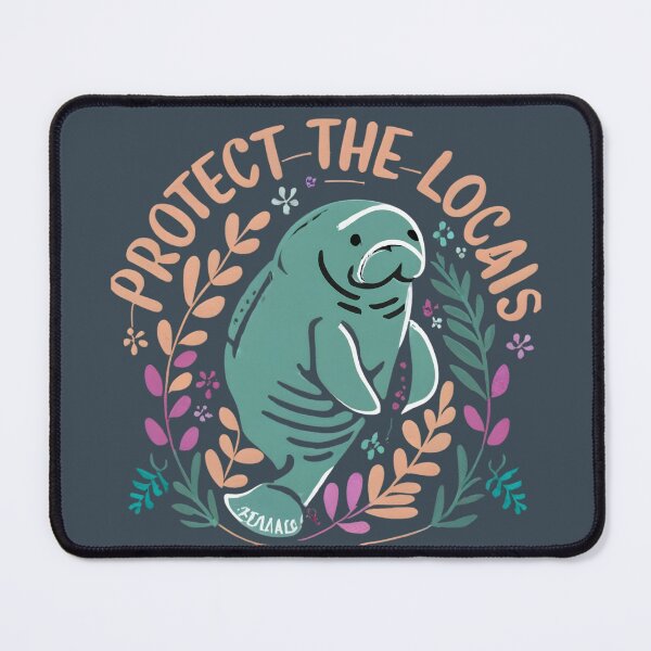 Item preview, Advocate for Conservation with our "Protect the Locals" Manatee Design! designed and sold by SandbarTees.