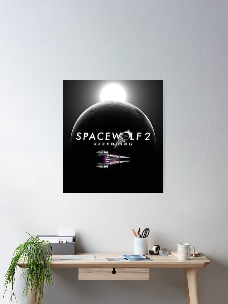 Thumbnail 1 of 3, Poster, Spacewolf 2: Reckoning: Partial Solar eclipse designed and sold by lightphaser.