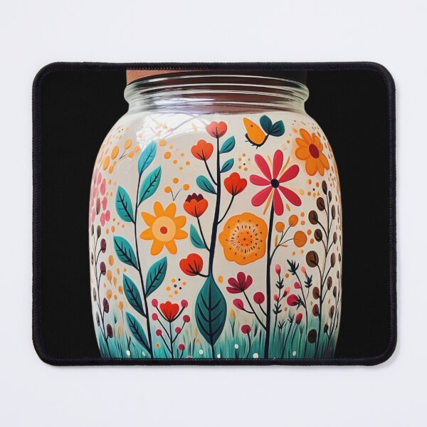 Item preview, Mason Jar With Flowers. Funny Gifts For Flower Lovers 6/6 designed and sold by MatSatArt.