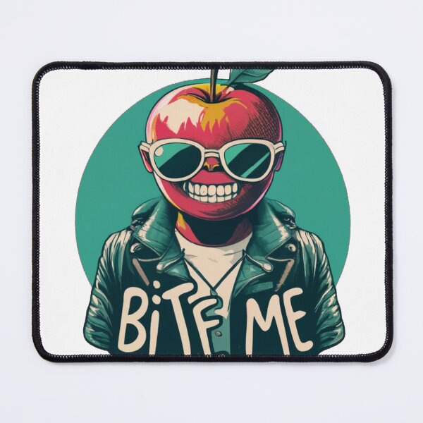 Item preview, Apple illustration "Bite Me" designed and sold by Attire mukashaf.