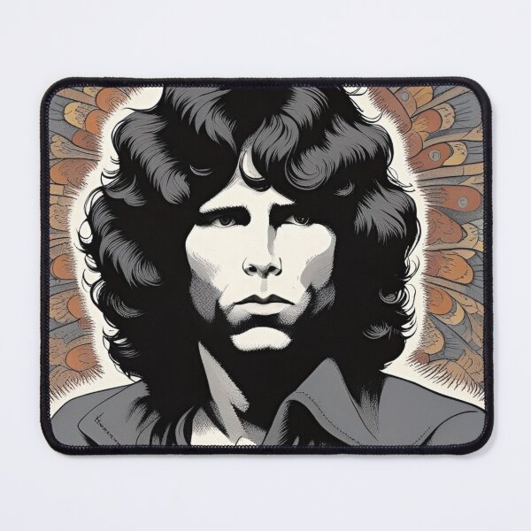 Item preview, Jim Morrison Black And White Art | TheAmericanPoet | The Doors Art designed and sold by TheAmericanPoet.