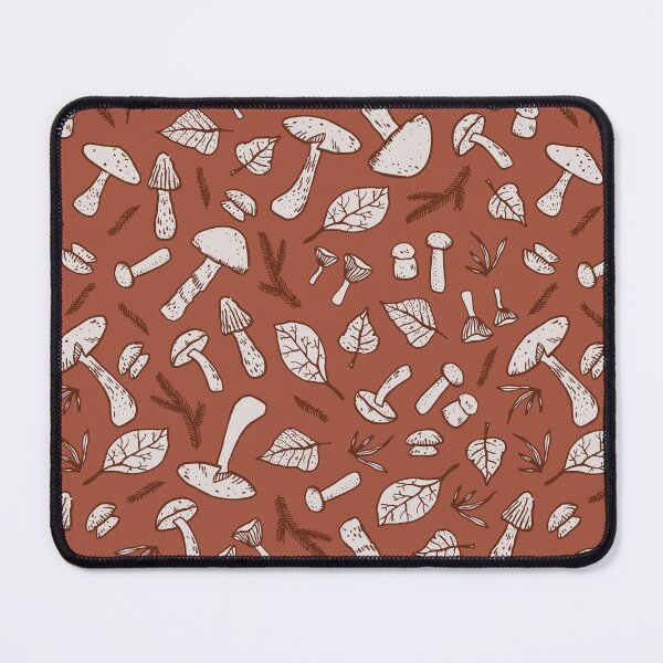 Item preview, Autumn mushrooms rust red designed and sold by aliceandida.