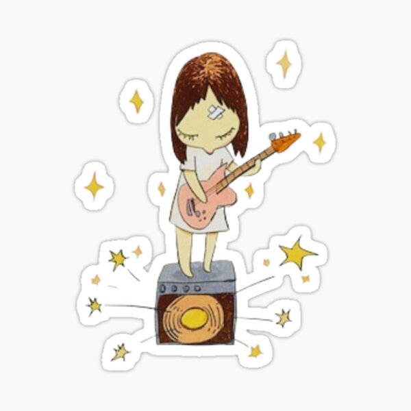 Item preview, Smoking Girl yoshimoto Nara cute baby designed and sold by kawini.
