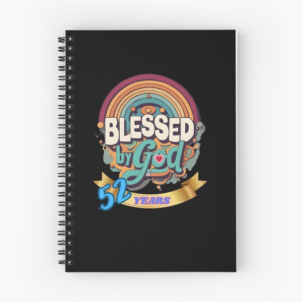 Item preview, BLESSED BY GOD 52 YEARS designed and sold by carlos crane.
