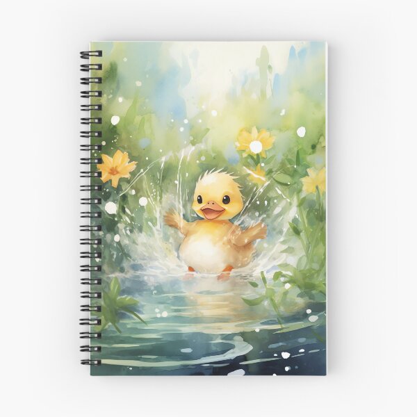 Item preview, Happy splashing duck designed and sold by cute-animals99.