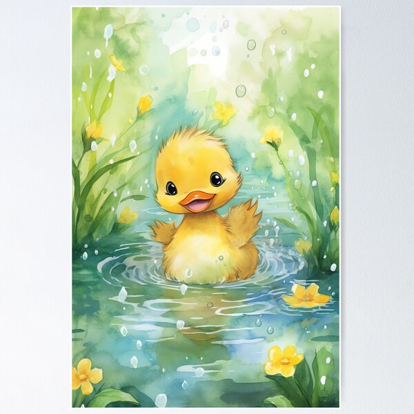Item preview, Baby wild duck designed and sold by cute-animals99.