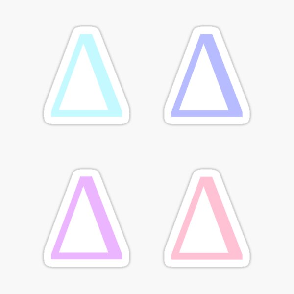 DELTA / 4 PACK / UNICORN Sticker