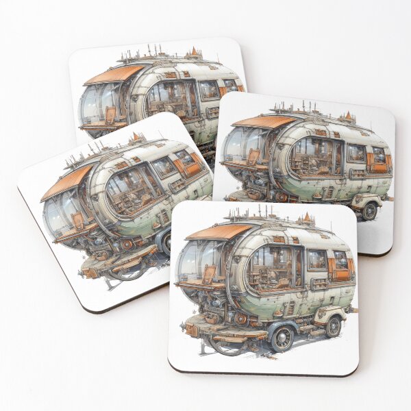 Item preview, Copia de Cyberpunk eco-camper design drawing designed and sold by EcoCamper.
