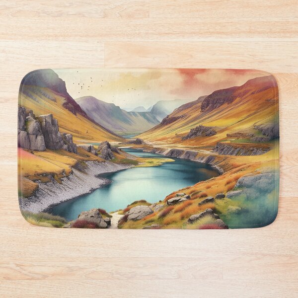Item preview, A Quintessential Scottish Landscape in Artificial Intelligence designed and sold by LymphomaLass.