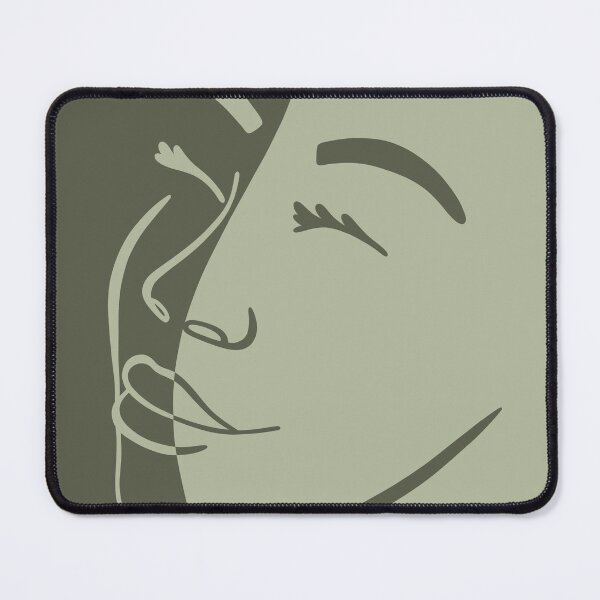 Item preview, Woman Pretty Face Green Tones designed and sold by lbestdesigns.