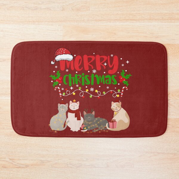Item preview, Christmas Cats, Holiday Cat Design, Festive Felines designed and sold by BirdsnStuff.