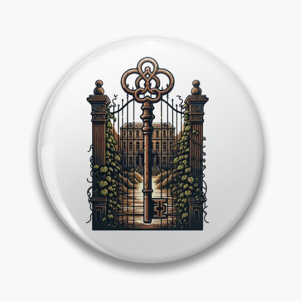 Item preview, mysterious portal in front of an abandoned mansion designed and sold by VoilaPrint.