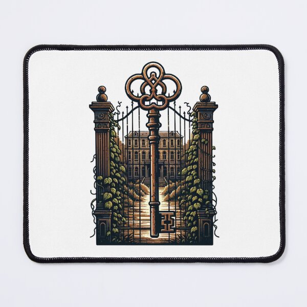 Item preview, mysterious portal in front of an abandoned mansion designed and sold by VoilaPrint.