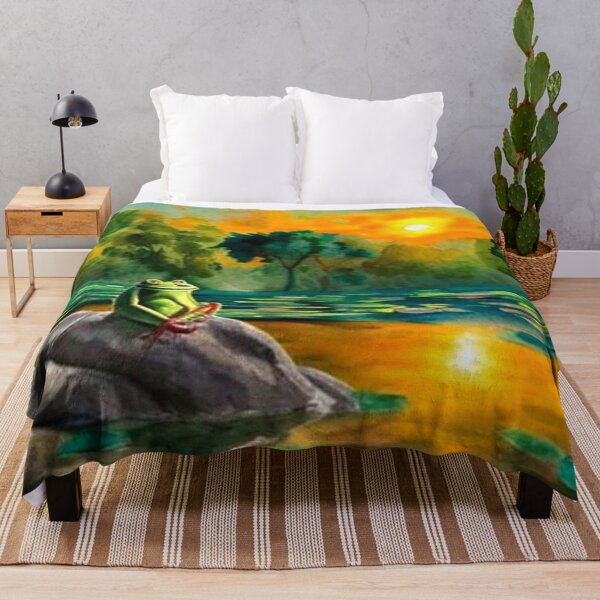 Item preview, Frog enjoying the sunset designed and sold by George Hutton Hunter.