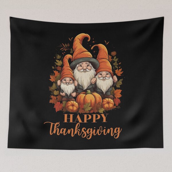 Item preview, Gnomes Happy Thanksgiving Day Fall Autumn Gnome Lover  designed and sold by ArtFromBeyond.