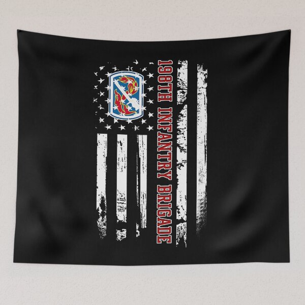 Item preview, 198th Infantry Brigade Veteran USA Flag Veterans Day Xmas designed and sold by defabiosofxs.