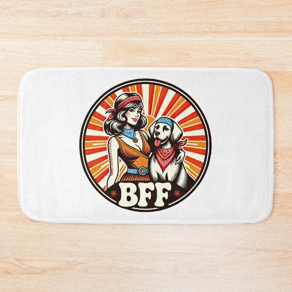 Item preview, BFF Best Friend Forever! dog and girl designed and sold by Arthoughts.