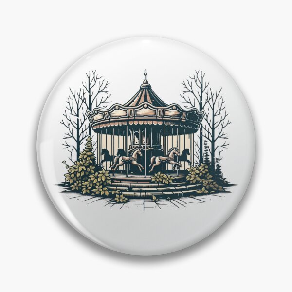 Item preview, abandoned children's carousel designed and sold by VoilaPrint.