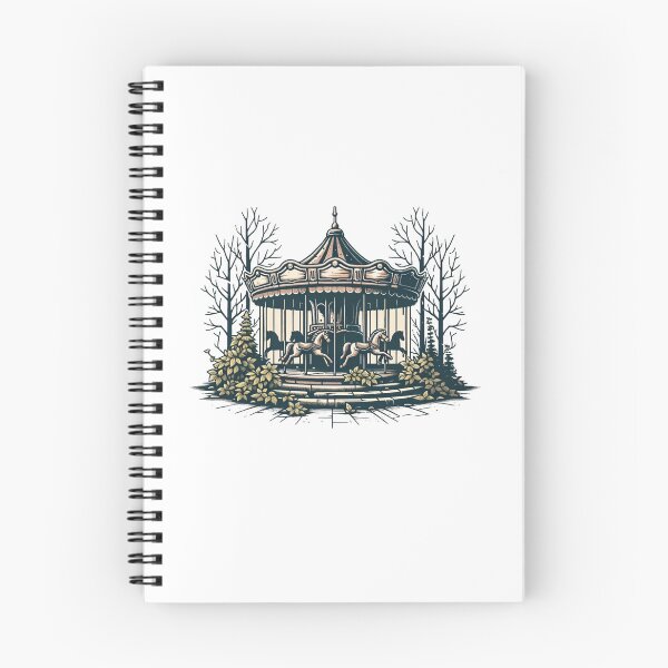 Item preview, abandoned children's carousel designed and sold by VoilaPrint.
