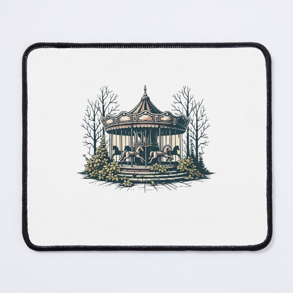 Item preview, abandoned children's carousel designed and sold by VoilaPrint.