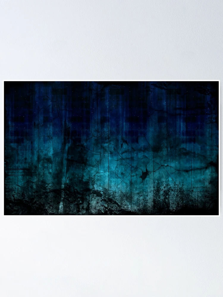 Thumbnail 1 of 3, Poster, Dark Blue Pattern designed and sold by snailsdevil.