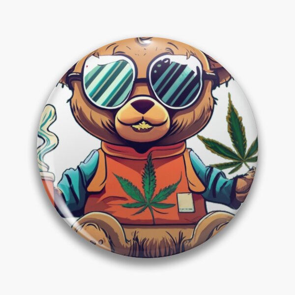 Item preview, Furry Bearbie Bear Arms Get High Funny Colorful Cute Humor Popart Style  designed and sold by ShopSunday.