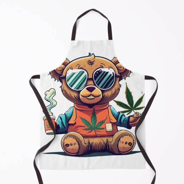 Item preview, Furry Bearbie Bear Arms Get High Funny Colorful Cute Humor Popart Style designed and sold by ShopSunday.