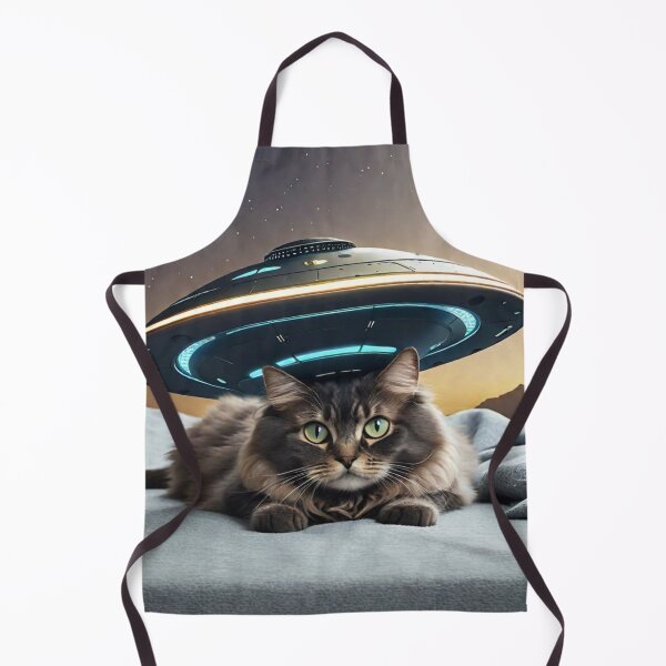Item preview, Cat Ufo Selfie, Cat Selfie With Flying Saucer Funny Cat designed and sold by Mayalogo.
