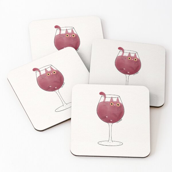 Item preview, Wine, the Cat designed and sold by Ludmila Vago.