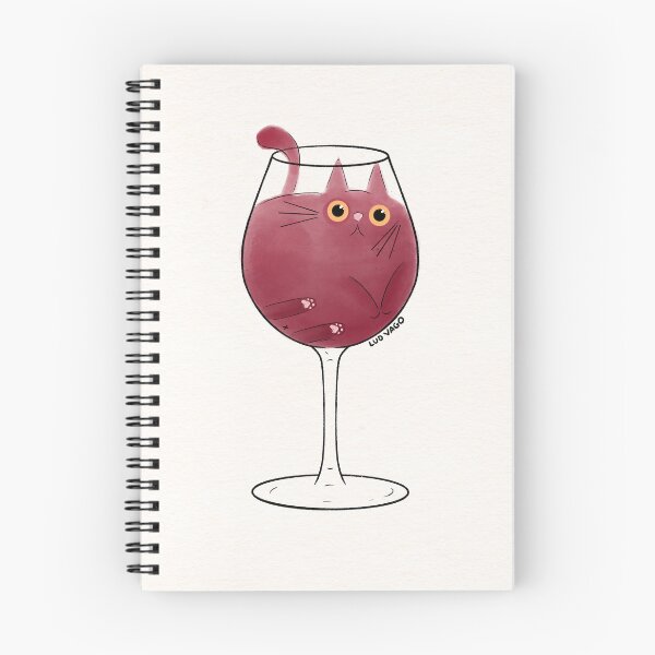 Item preview, Wine, the Cat designed and sold by Ludmila Vago.