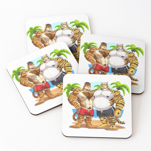 Item preview, Beach Tigers designed and sold by DreamAndNightmare's fluffy Emporium.