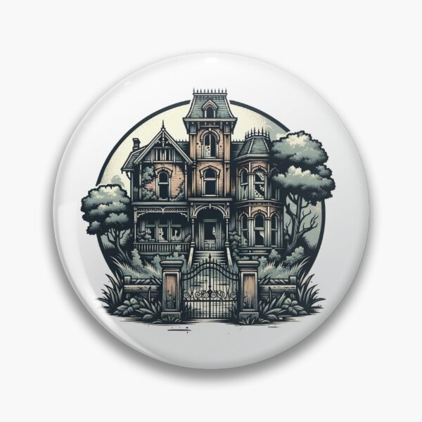 Item preview, large abandoned house in colors designed and sold by VoilaPrint.