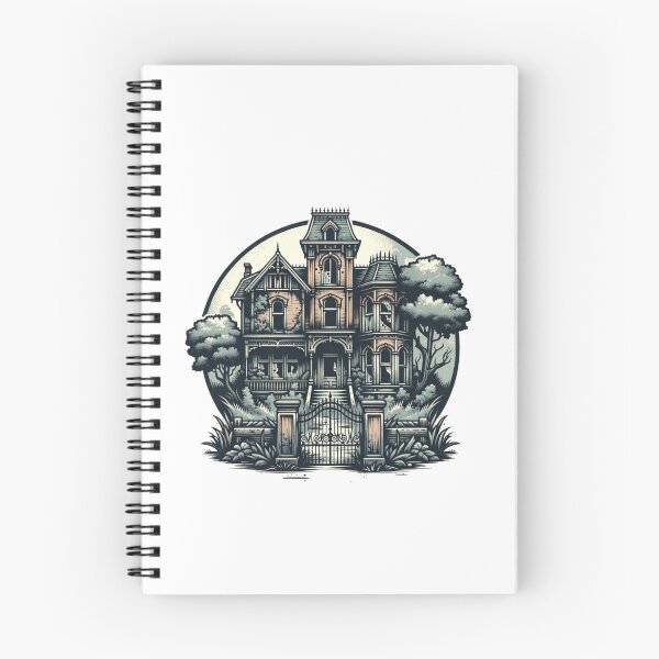 Item preview, large abandoned house in colors designed and sold by VoilaPrint.