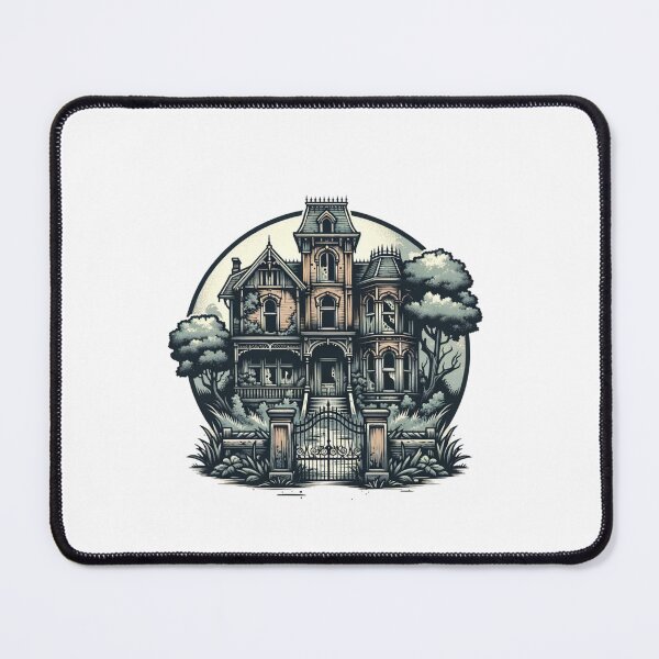Item preview, large abandoned house in colors designed and sold by VoilaPrint.