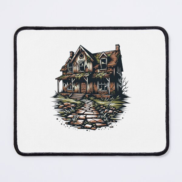 Item preview, small abandoned house in colors designed and sold by VoilaPrint.