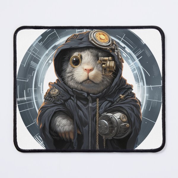 Item preview, Cyberpunk Guinea Pig designed and sold by EtherInk.