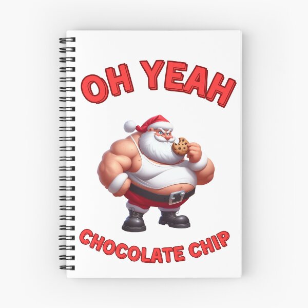 Aperçu de l'œuvre Père Noël oh ouais pépites de chocolat créée et vendue par SeeingBeyond.