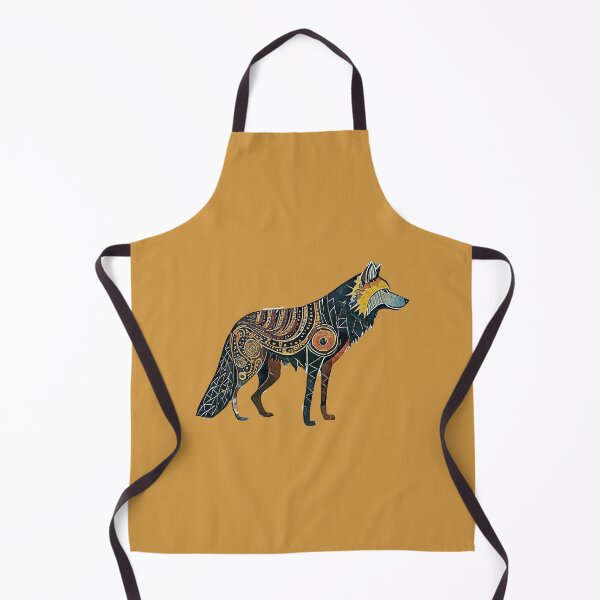 Item preview, LONE WOLF LIFE - Dreamy Royal Gold vibrant ancestral pattern designed and sold by Aniyah.