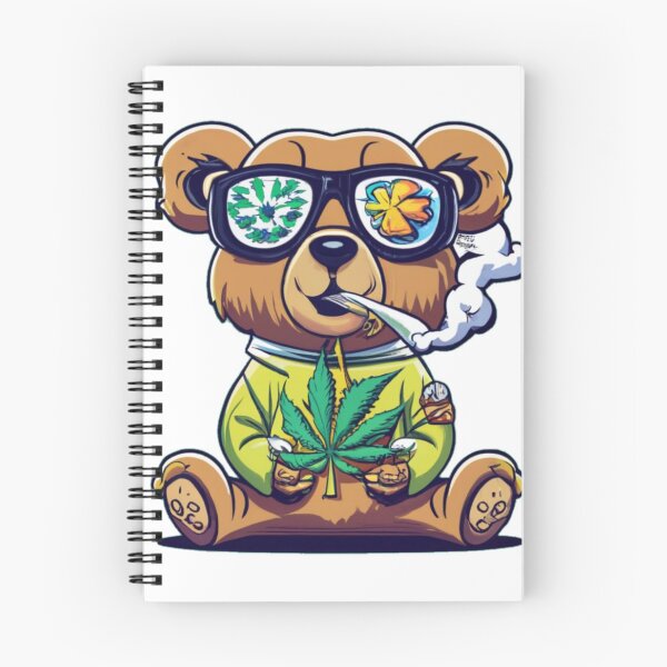 Item preview, Furry Cute Bearbie Bear Arms Get High Funny Colorful Cute Humor Popart Style  designed and sold by ShopSunday.