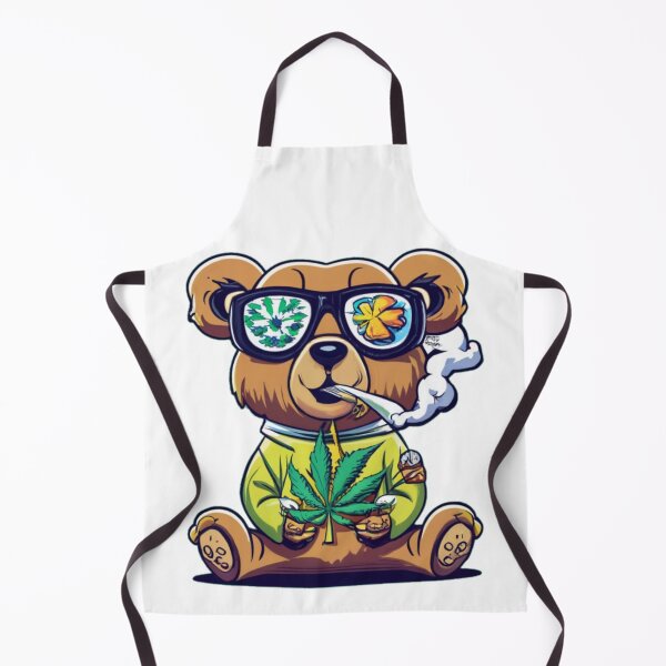 Item preview, Furry Cute Bearbie Bear Arms Get High Funny Colorful Cute Humor Popart Style designed and sold by ShopSunday.