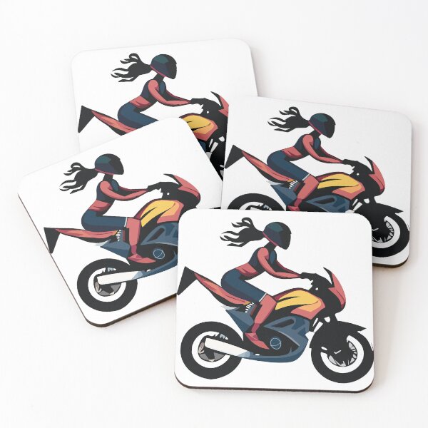 Item preview, Racer Girl on a Motorcycle designed and sold by m8qlaff.