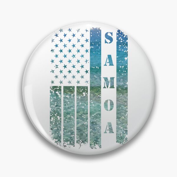 Item preview, Vintage USA American Flag Samoa Samoan Beach Sunset  designed and sold by StimulusArt.