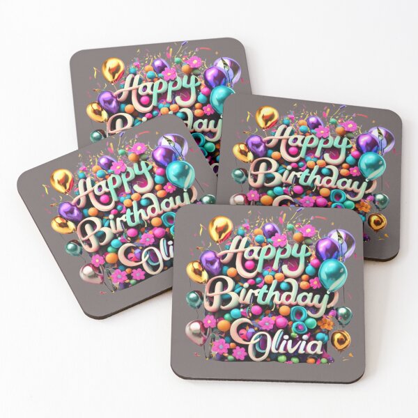Item preview, happy birthday Olivia  designed and sold by hiddenlink.