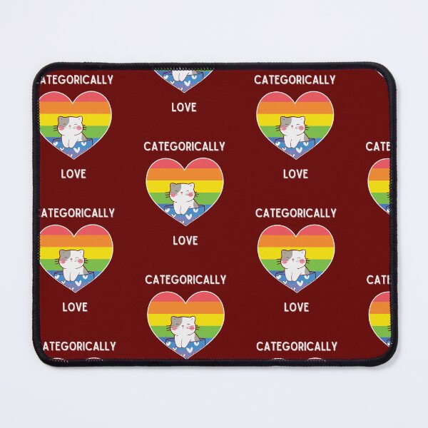 Item preview, Categorically Love Dark Red Background II designed and sold by CushyNest.