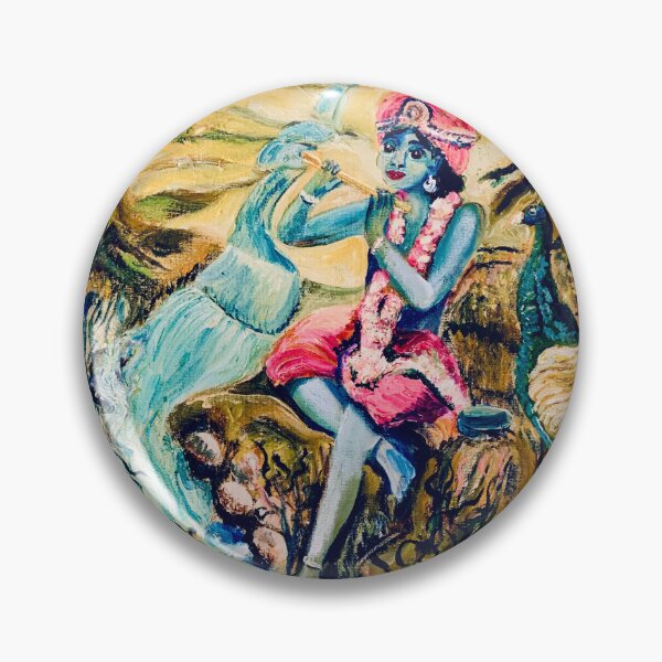 Item preview, Krishna Playing Flute designed and sold by Janice Schiff.