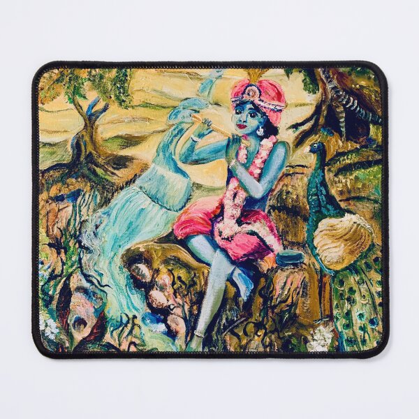 Item preview, Krishna Playing Flute designed and sold by Janice Schiff.
