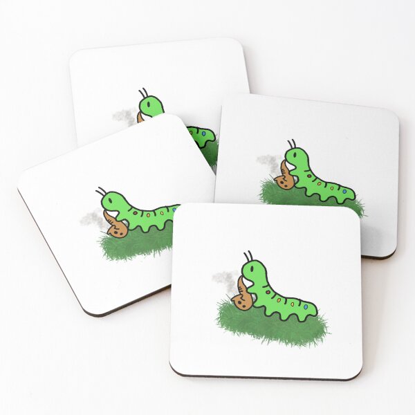Item preview, Inch worm having a good time designed and sold by Hunnybeaa.